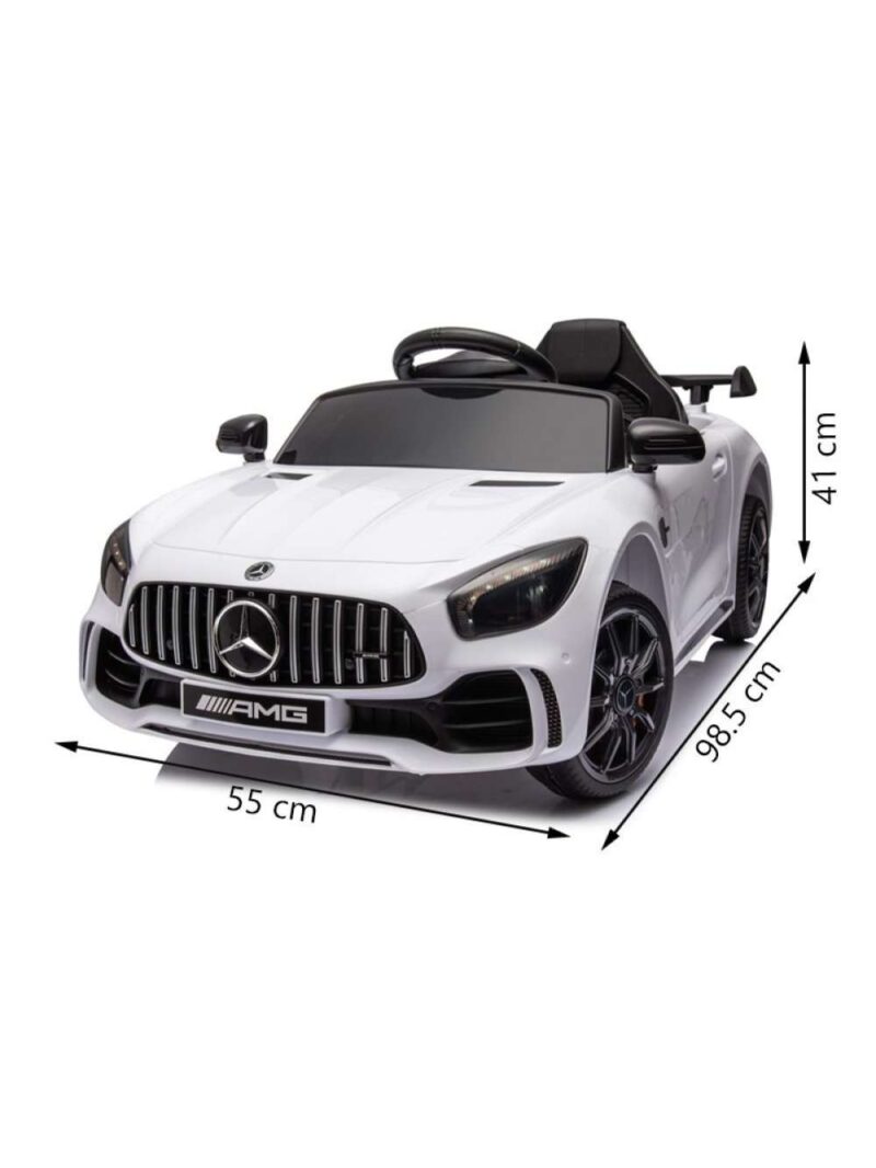 Mercedes Amg Bianco Auto Elettrica Per Bambini Usb