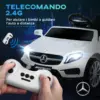 Mercedes Amg Bianco Auto Elettrica Per Bambini Usb