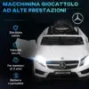 Mercedes Amg Bianco Auto Elettrica Per Bambini Usb