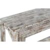 Consolle In Legno Intagliato Decapato Bianco
