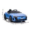 Audi Rs E-Tron Gt Blu Auto Elettrica Per Bambini