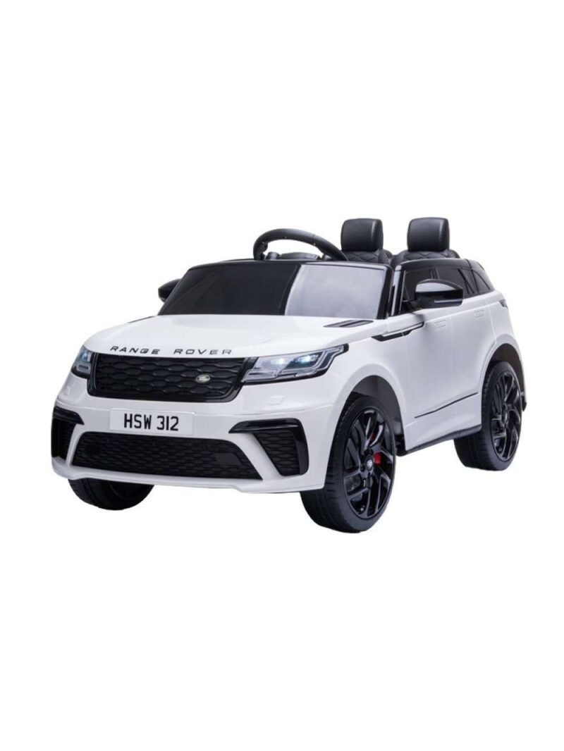 Range Rover Velar 2 Posti 2X25W Cintura Usb Mp3 Sedile In Ecopelle Bianco