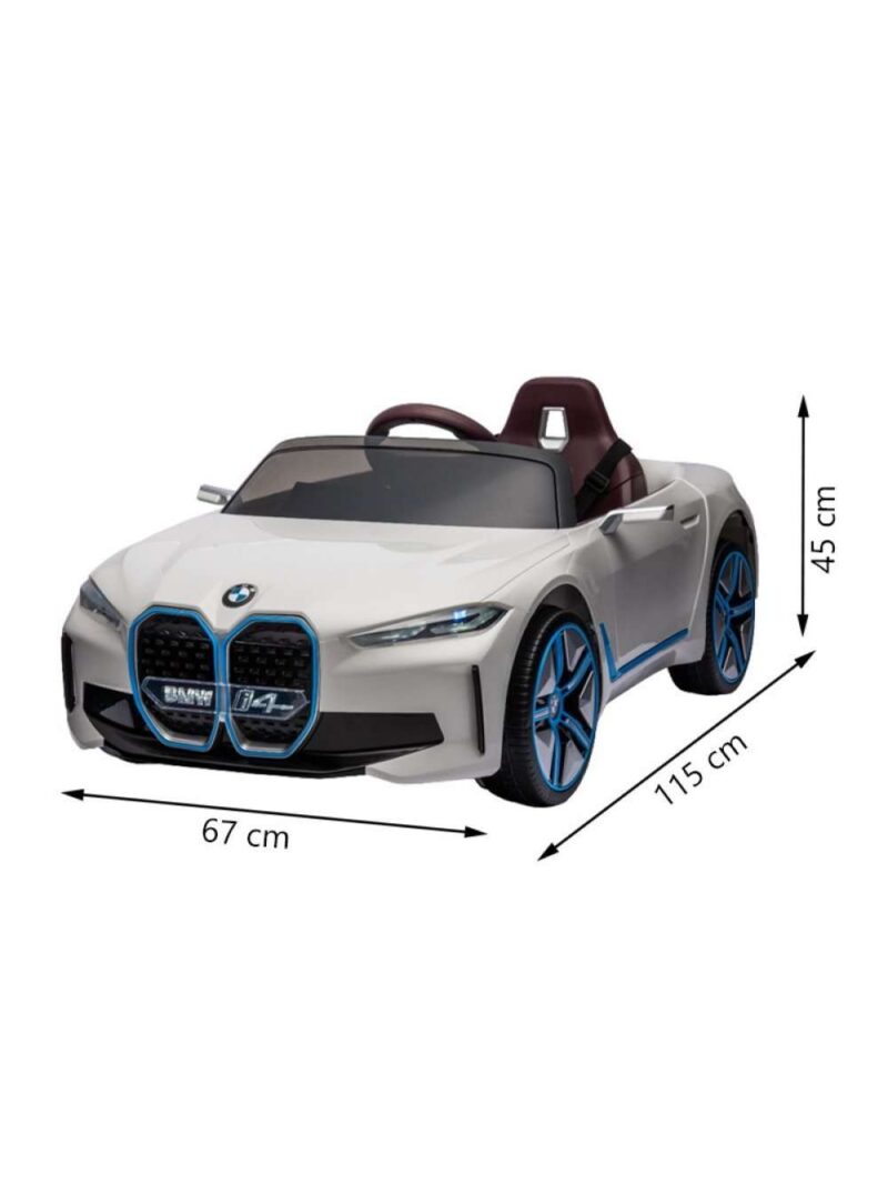 Bmw I4 Auto Elettrica 2X25W Bluetooth Mp3 Led