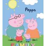 Coperta Peppa Pig Family in Pile 100x140 cm