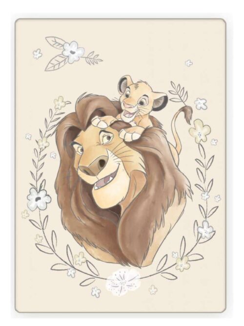 Coperta Il Re Leone Disney in Pile 100x140 cm