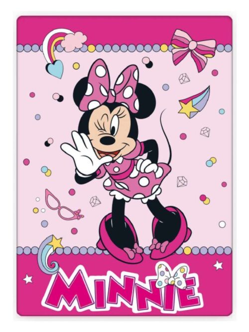 Coperta Minnie in Pile 100x140 cm