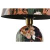 Lampada Da Tavolo In Metallo Con Stampa Floreale