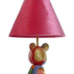 Lampada da Tavolo con Figura di Topolino Stilizzato Multicolore