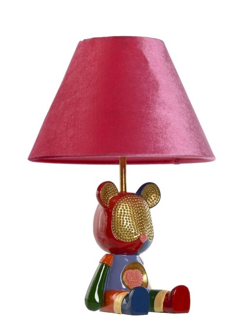 Lampada da Tavolo con Figura di Topolino Stilizzato Multicolore