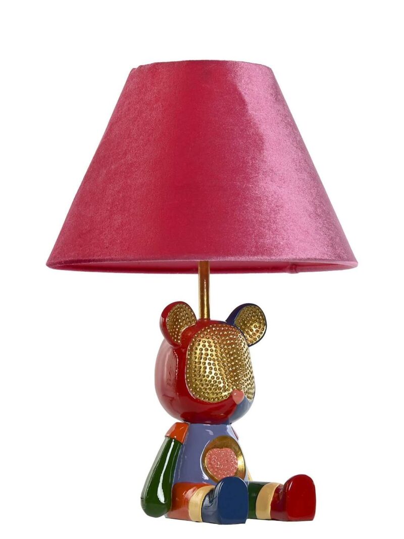 Lampada Da Tavolo Con Figura Di Topolino Stilizzato Multicolore