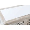 Buffet In Legno Naturale Con Specchio 120X40X81 Cm
