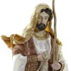 Figure Nativita Con Re Magi Bianco E Animali