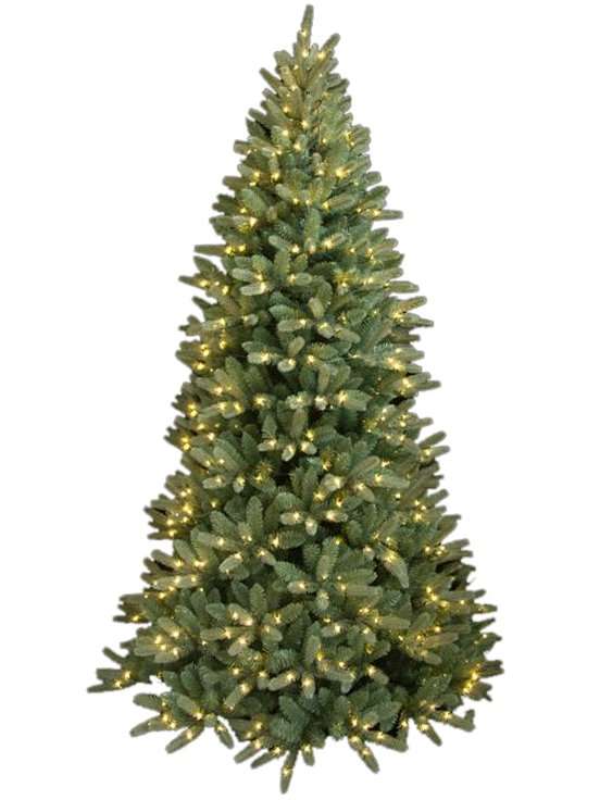 Albero Di Natale Verde Con Luci Led H150 Cm