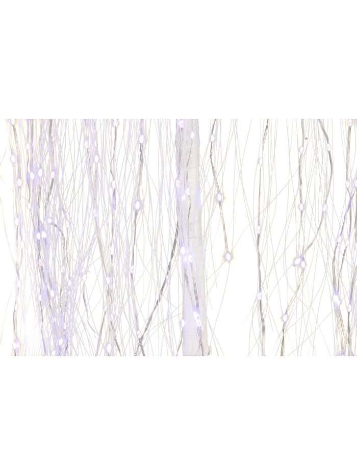 Albero Led Bianco In Metallo H180 240 Led Multicolore