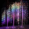Albero Led Bianco In Metallo H180 240 Led Multicolore