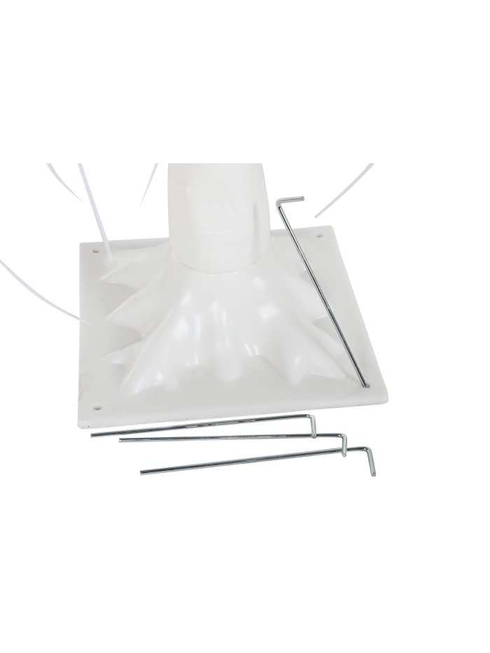 Albero Led Bianco In Metallo H180 240 Led Multicolore