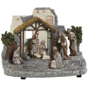 Natività con LED in Resina