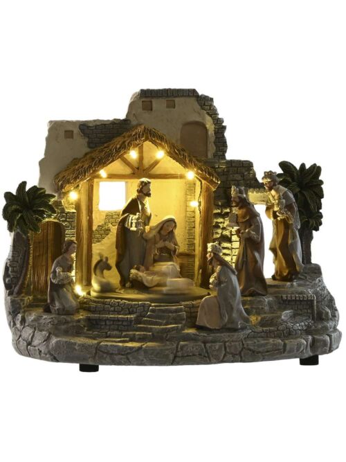 Natività con LED in Resina