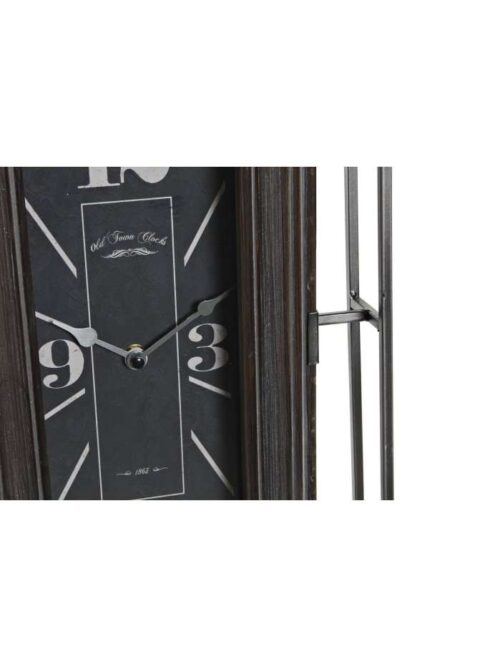 Orologio da Parete in Metallo e Legno Stile Industrial