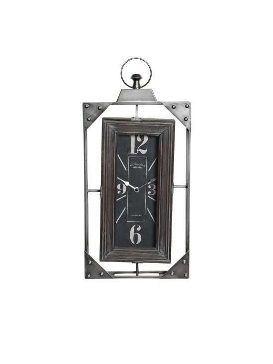 Orologio Da Parete In Metallo E Legno Stile Industrial