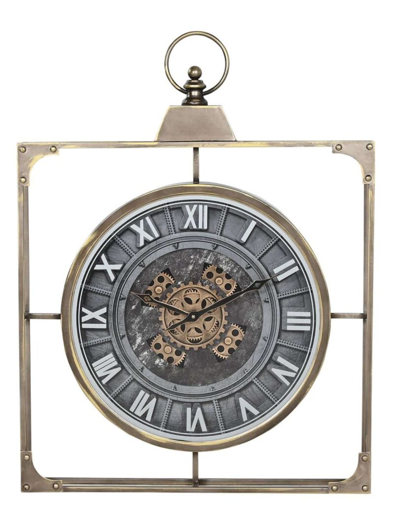 Orologio Stile Industriale In Metallo 60×80