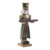 Schiaccianoci Decorativo Con Vassoio In Resina Bordeaux Verde