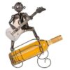 Portabottiglie In Metallo Chitarrista Rock