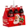Decorazione per Albero di Natale Pendente con 6 Bottiglie di Coca-Cola
