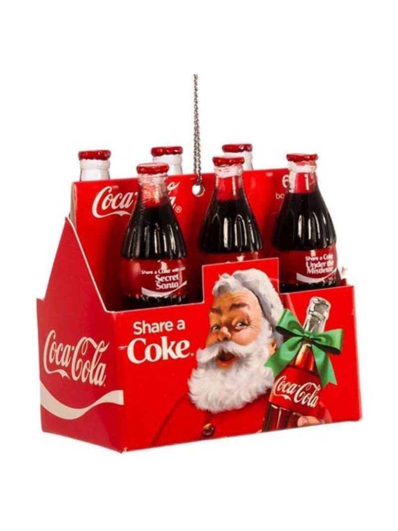 Decorazione Per Albero Di Natale Pendente Con 6 Bottiglie Di Coca-Cola