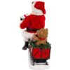 Decorazione Babbo Natale Con Trenino Coca-Cola E Luci Led