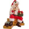 Decorazione Babbo Natale Seduto Su Coca-Cola