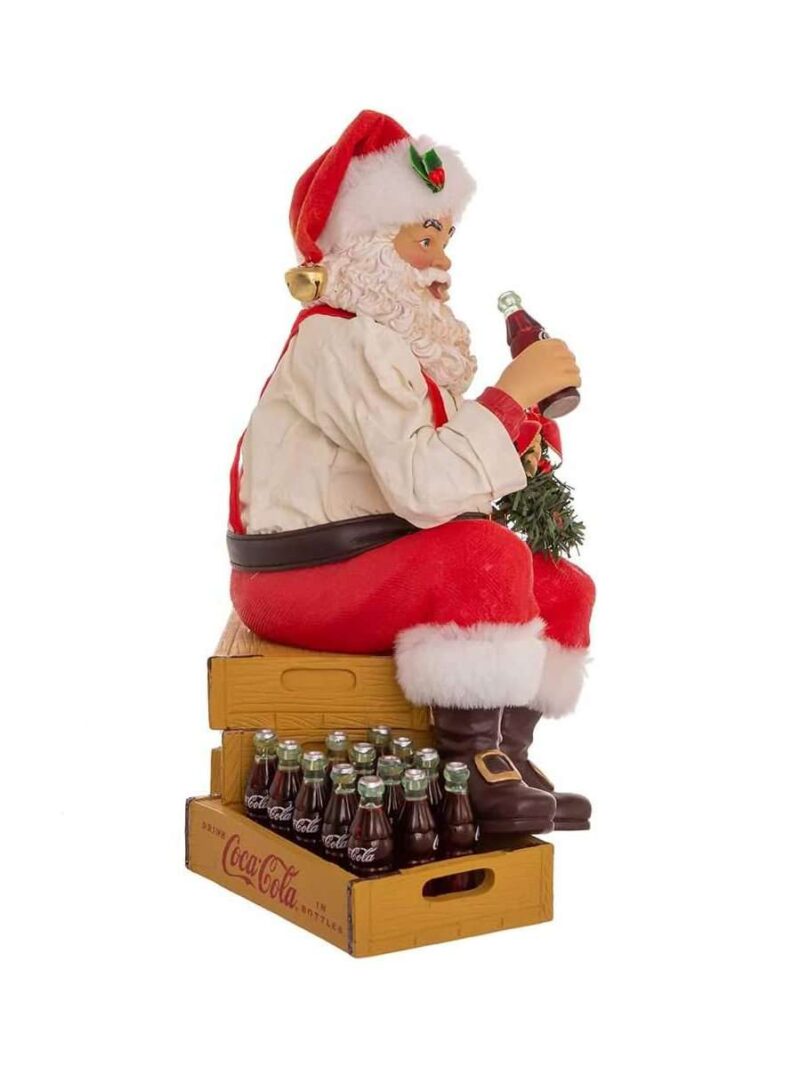 Decorazione Babbo Natale Seduto Su Coca-Cola