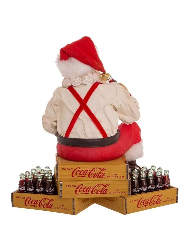 Decorazione Babbo Natale Seduto Su Coca-Cola