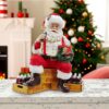 Decorazione Babbo Natale Seduto Su Coca-Cola