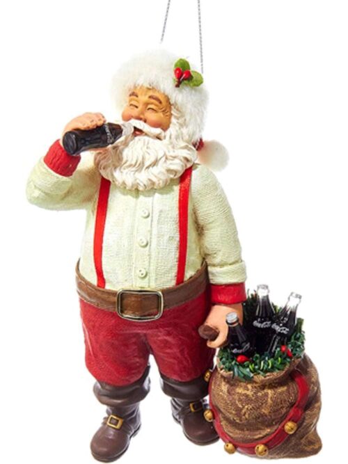 Decorazione Pendente per Coca-Cola di Babbo Natale