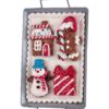 Vassoio con Biscotti Pan di Zenzero Decorazione per Albero di Natale