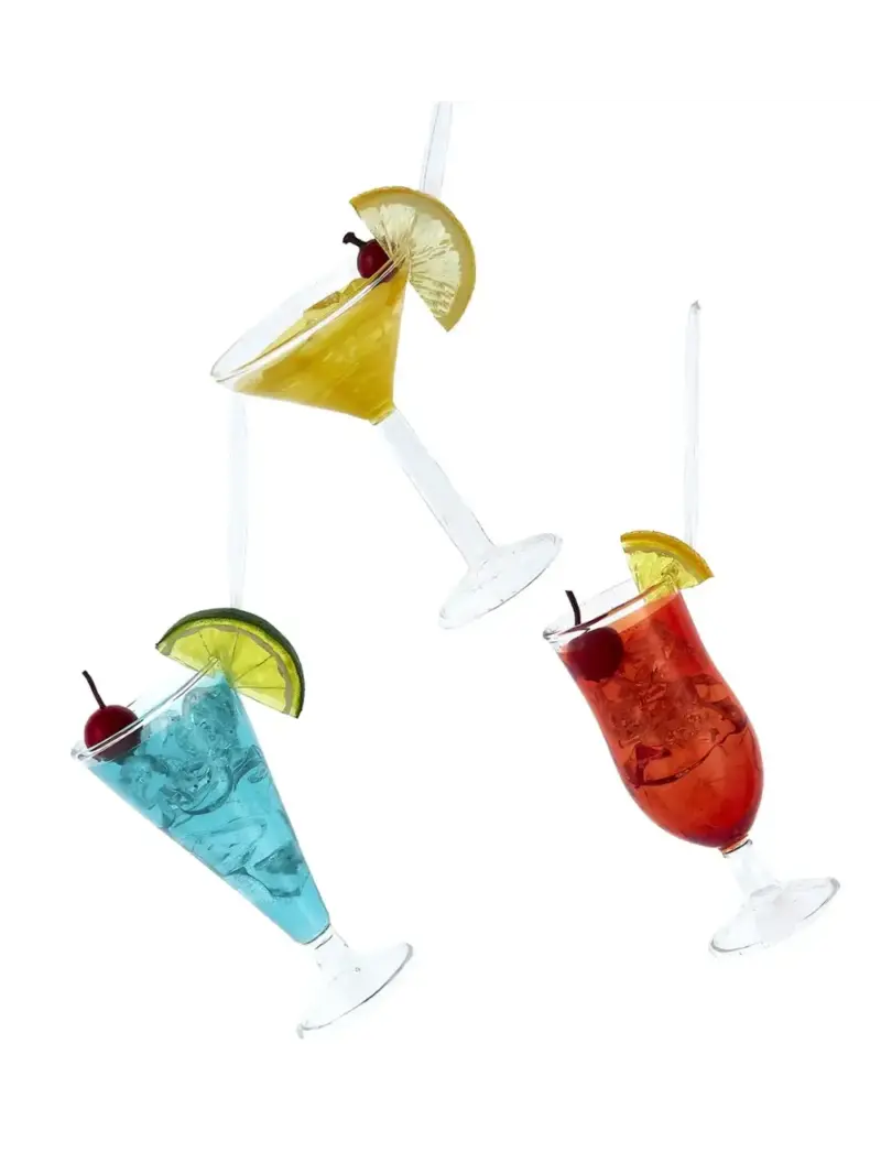 Decorazione Per Albero Di Natale Bicchiere Tropical Drink