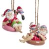 Ornamento Natalizio Babbo Natale in Salvagente