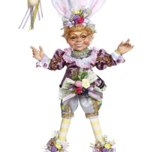 Elfo Decorativo EASTER EGG HUNT Rosa Viola e Giallo