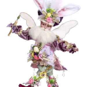 Fata Decorativa "EASTER EGG FAIRY Verde Rosa Viola