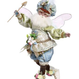Fata Decorativa Flower Garden Fairy Verde e Blu