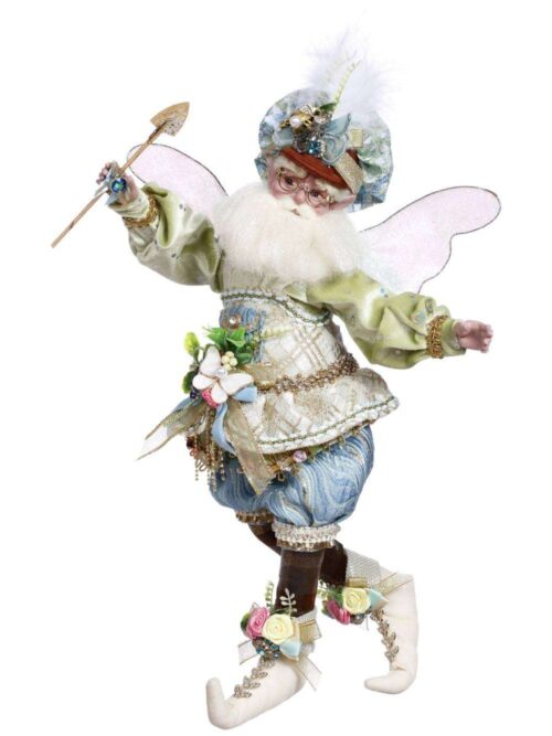 Fata Decorativa Flower Garden Fairy Verde e Blu