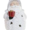 Figura Decorativa Babbo Natale Con Led – Resina 27X22X42 Cm