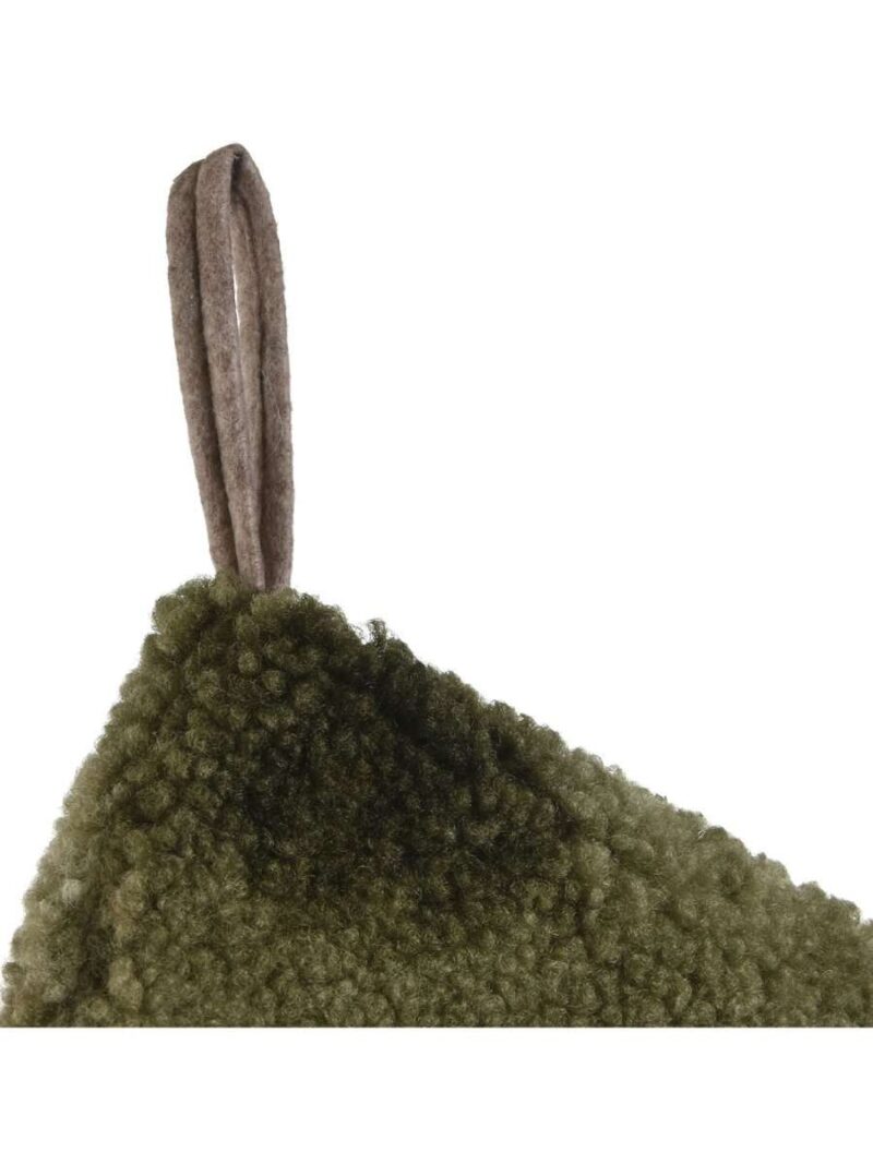 Calza Natalizia In Poliestere Con Decori 55 Cm