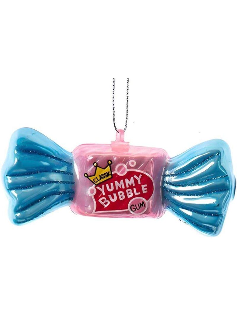 Bubble Gum Yummy Rosa Ornamento Appendibile Di Kurt Adler