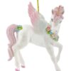 Unicorno Glitterato Ornamento Appendibile
