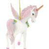 Unicorno Glitterato Ornamento Appendibile