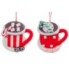 Tazzine Caffe con Dolcetti Ornamenti Natalizi