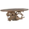 Tavolo Ovale In Legno Teak Naturale 240X120X78