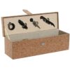 Set Vino In Sughero Naturale 5 Pz 36X11X12 Cm